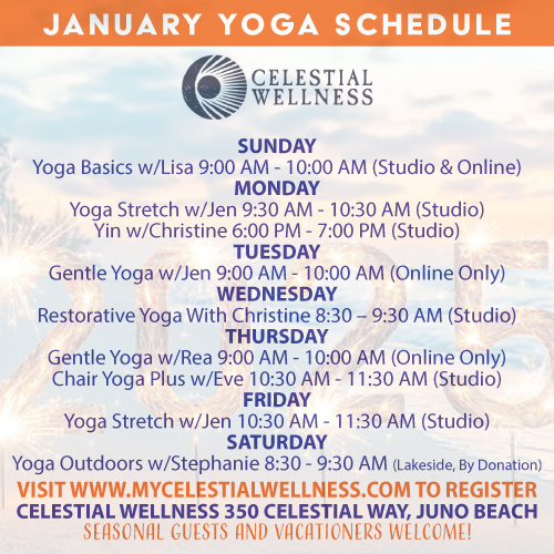 Yoga schedule